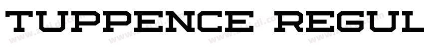 Tuppence Regular字体转换